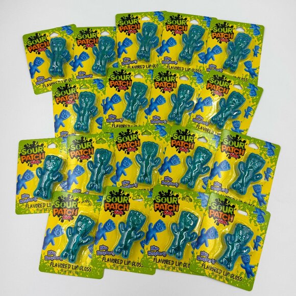 Lot of 18 Sour Patch Kids Lip Gloss Blue Raspberry - Picture 1 of 1